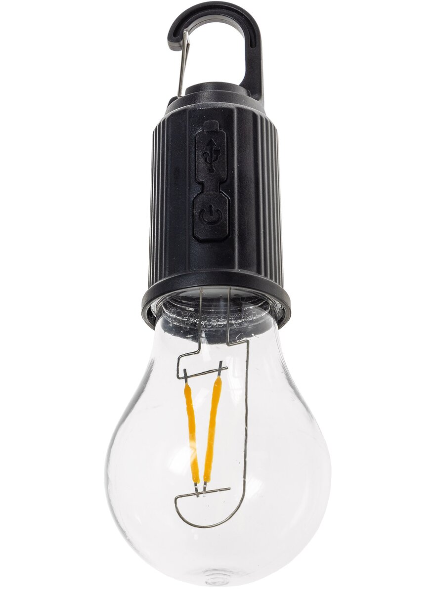 LED GLHLAMPE CT-KL3 MIT AKKU UND KARABINERHAKEN
