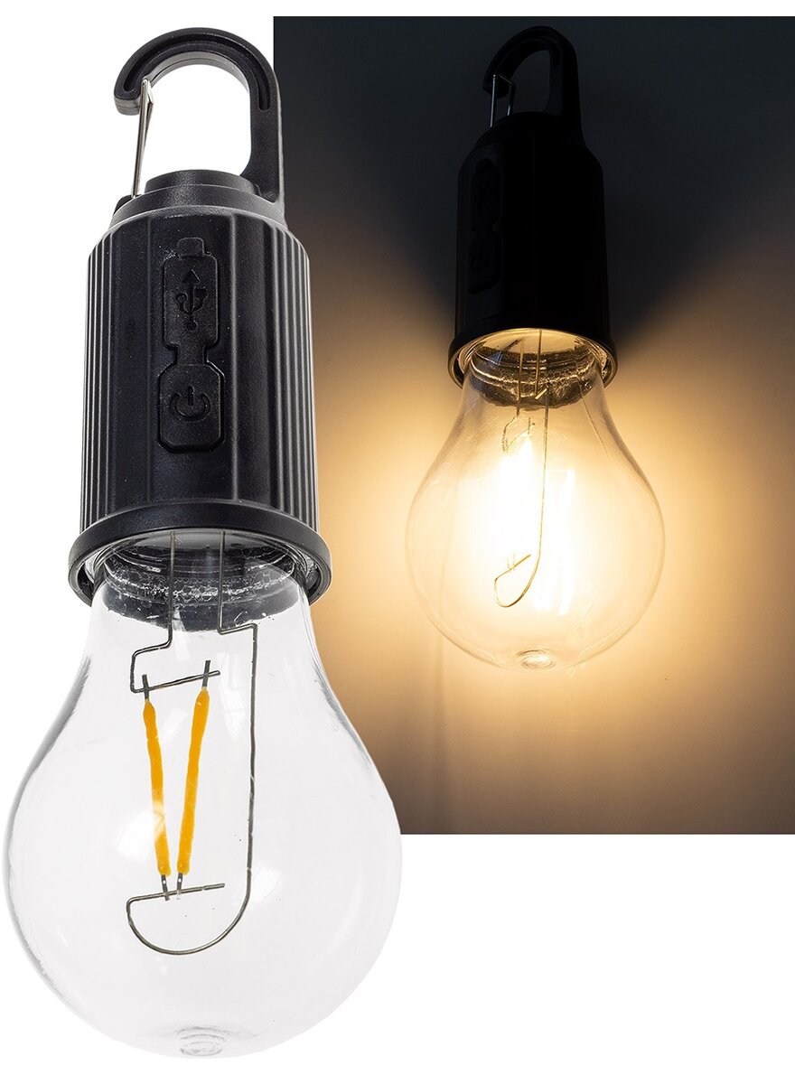 LED GLHLAMPE CT-KL3 MIT AKKU UND KARABINERHAKEN Bild 2