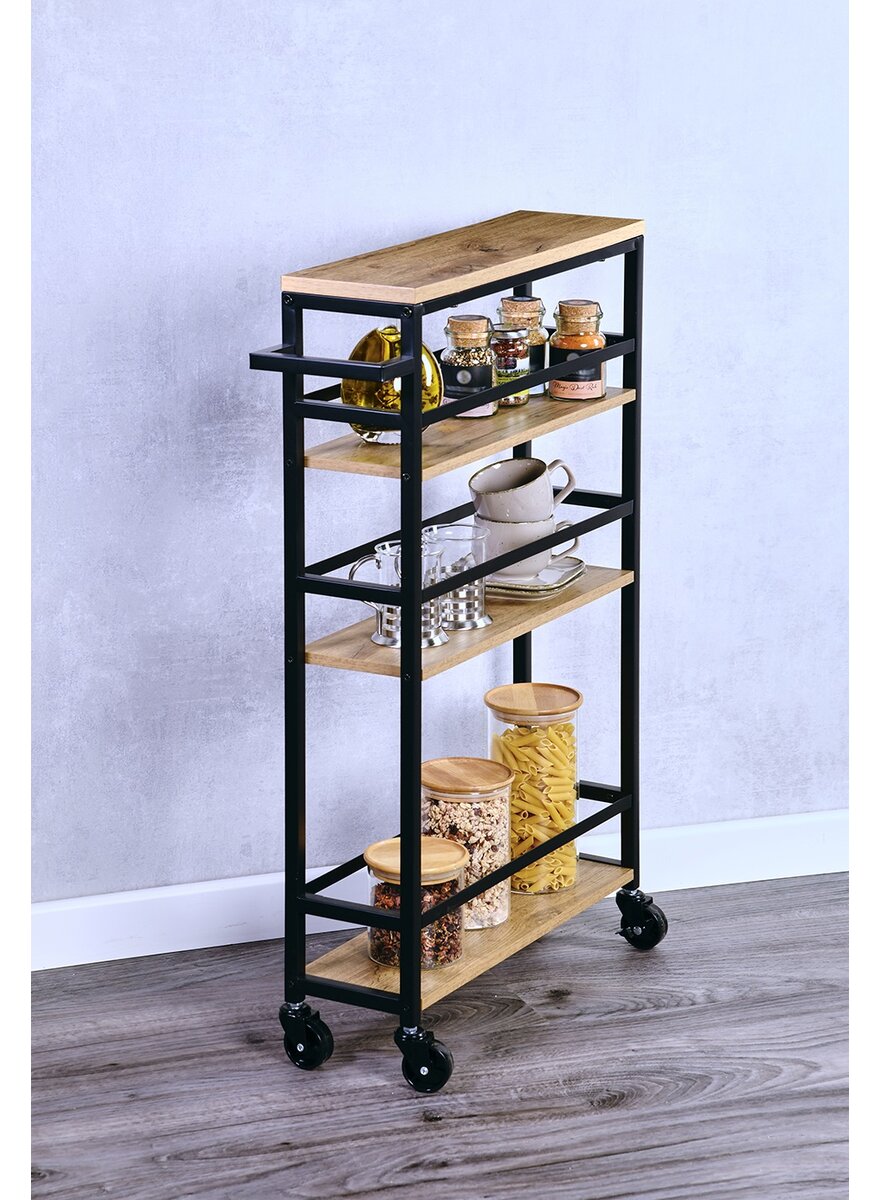 Auf diesem Bild sehen Sie das Produktbild 2 fr NISCHENWAGEN AUS METALL 50 X 15 CM - 81 CM HOCH