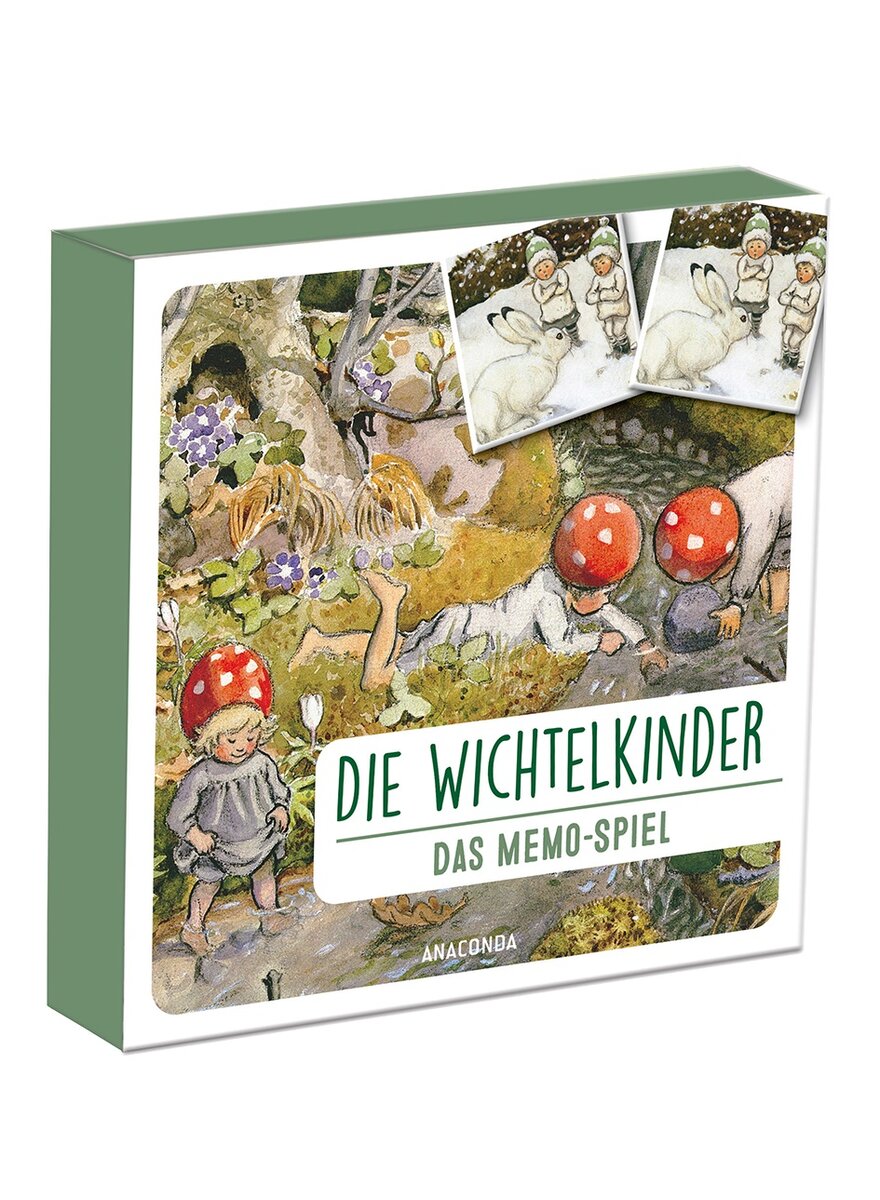 Auf diesem Bild sehen Sie das Produktbild 1 fr MEMO DIE WICHTELKINDER - ELSA BESKOW