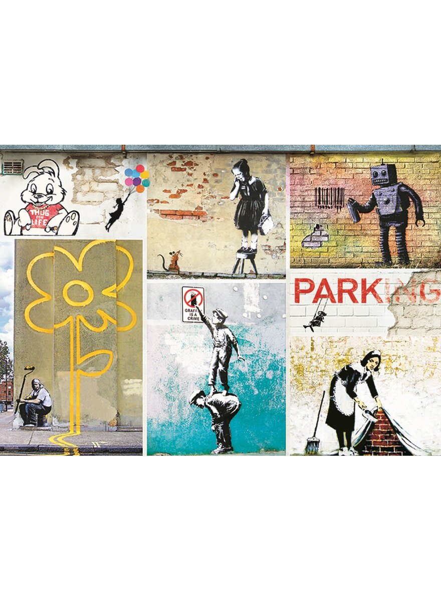 Auf diesem Bild sehen Sie das Produktbild 2 fr 1000-TEILE-PUZZLE BANKSY