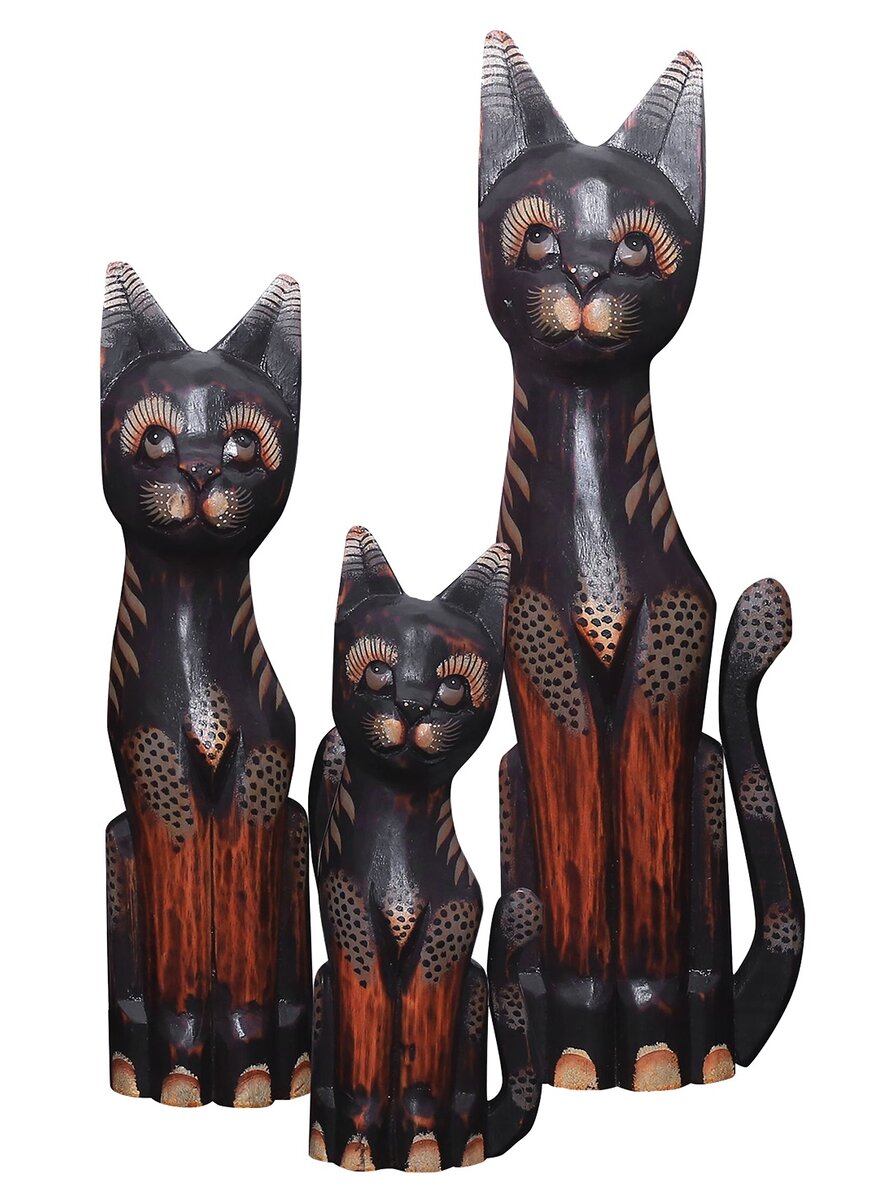 Auf diesem Bild sehen Sie das Produktbild 1 fr KATZE JASMIN 3ER-SET - 30, 40, 50 CM HOCH