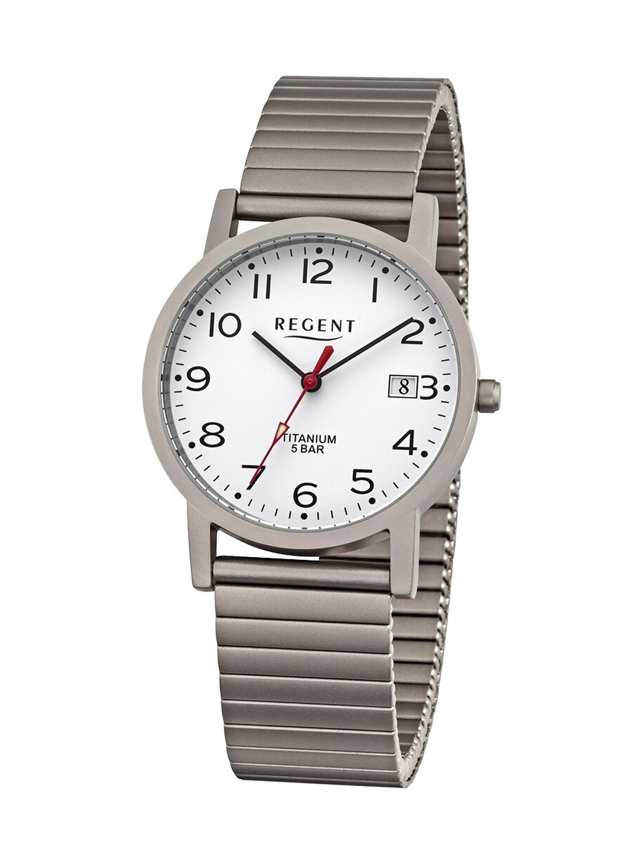 Auf diesem Bild sehen Sie das Produktbild 1 fr REGENT HERRENUHR TITAN