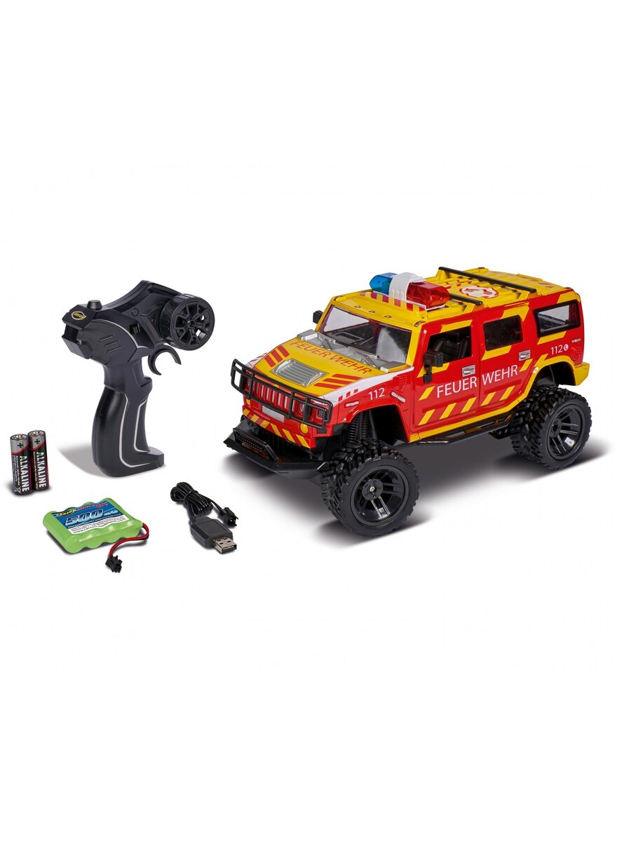 Auf diesem Bild sehen Sie das Produktbild 1 fr FUNKFERNGESTEUERTES FEUERWEHR- FAHRZEUG 1:14 2.4 GHZ