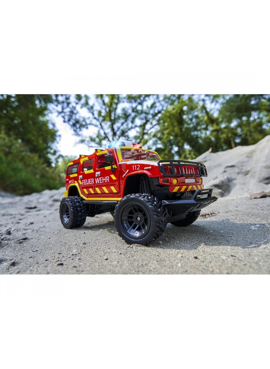 Auf diesem Bild sehen Sie das Produktbild fr 5 FUNKFERNGESTEUERTES FEUERWEHR- FAHRZEUG 1:14 2.4 GHZ