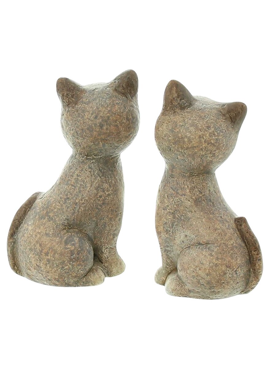 Auf diesem Bild sehen Sie das Produktbild 2 fr TERRACOTTA-KATZENPAAR