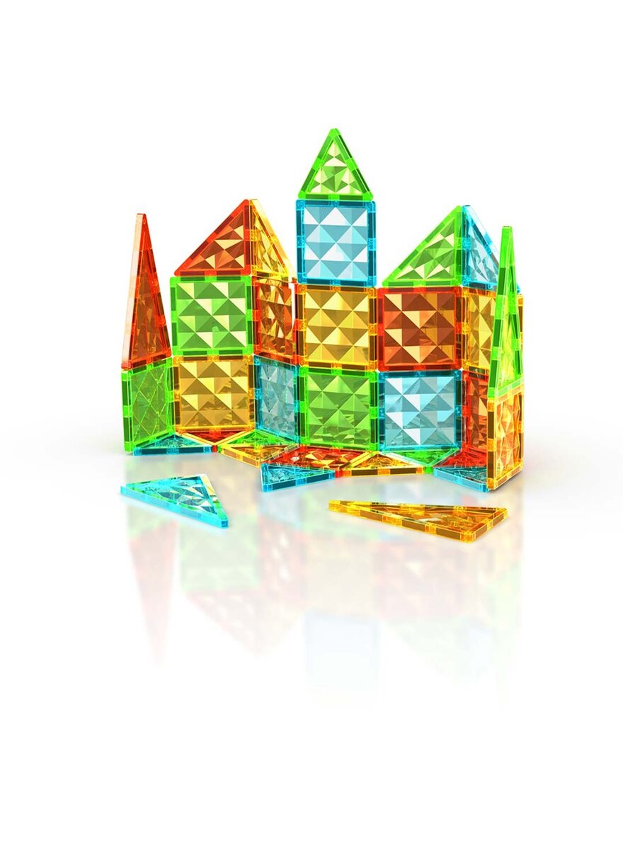 Auf diesem Bild sehen Sie das Produktbild 3 fr GEOMAG MAGNETIC TILES GEMS 32 TLG. MAGNETISCHE KACHELN