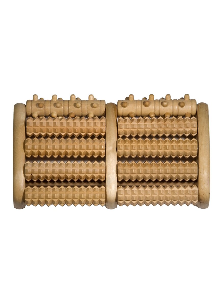 Auf diesem Bild sehen Sie das Produktbild 1 fr FU-MASSAGEROLLER AUS HOLZ