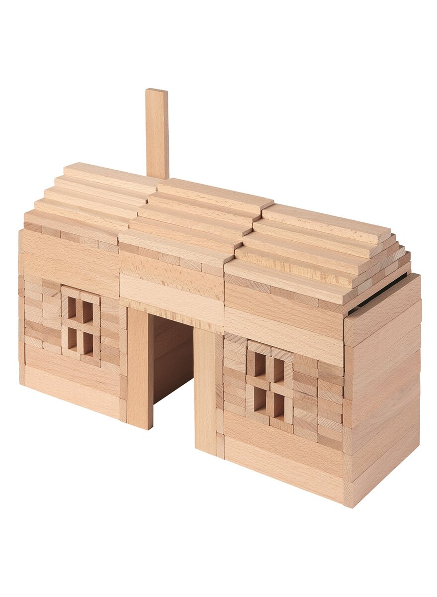 Auf diesem Bild sehen Sie das Produktbild 1 fr HOLZ-BAUSTEINE 200 STCK