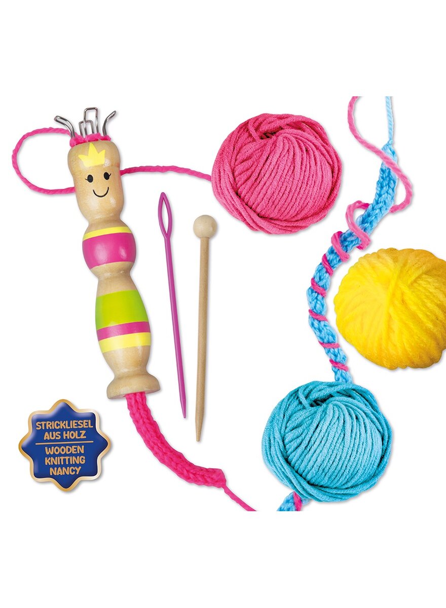 Auf diesem Bild sehen Sie das Produktbild 2 fr STRICKLIESEL AUS HOLZ