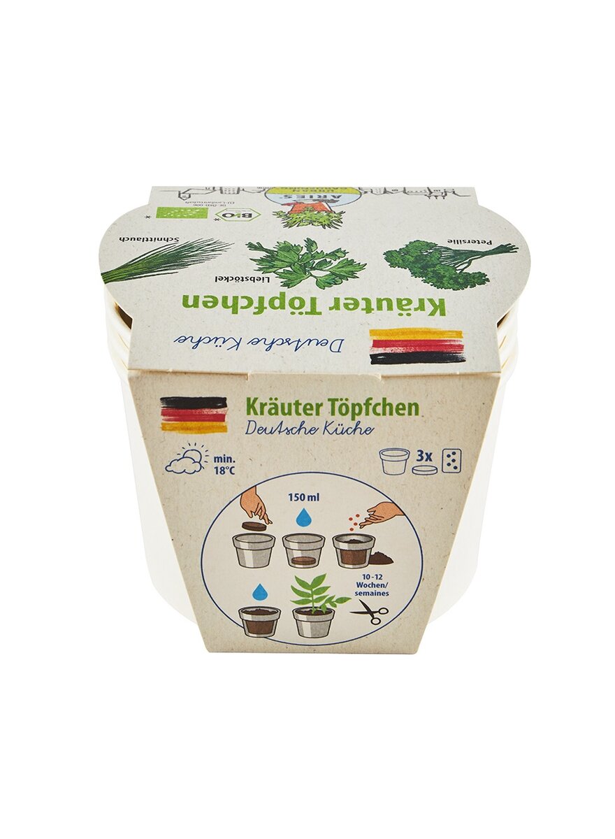 Auf diesem Bild sehen Sie das Produktbild 4 fr BIO-KRUTERTPFCHEN DEUTSCHE KCHE