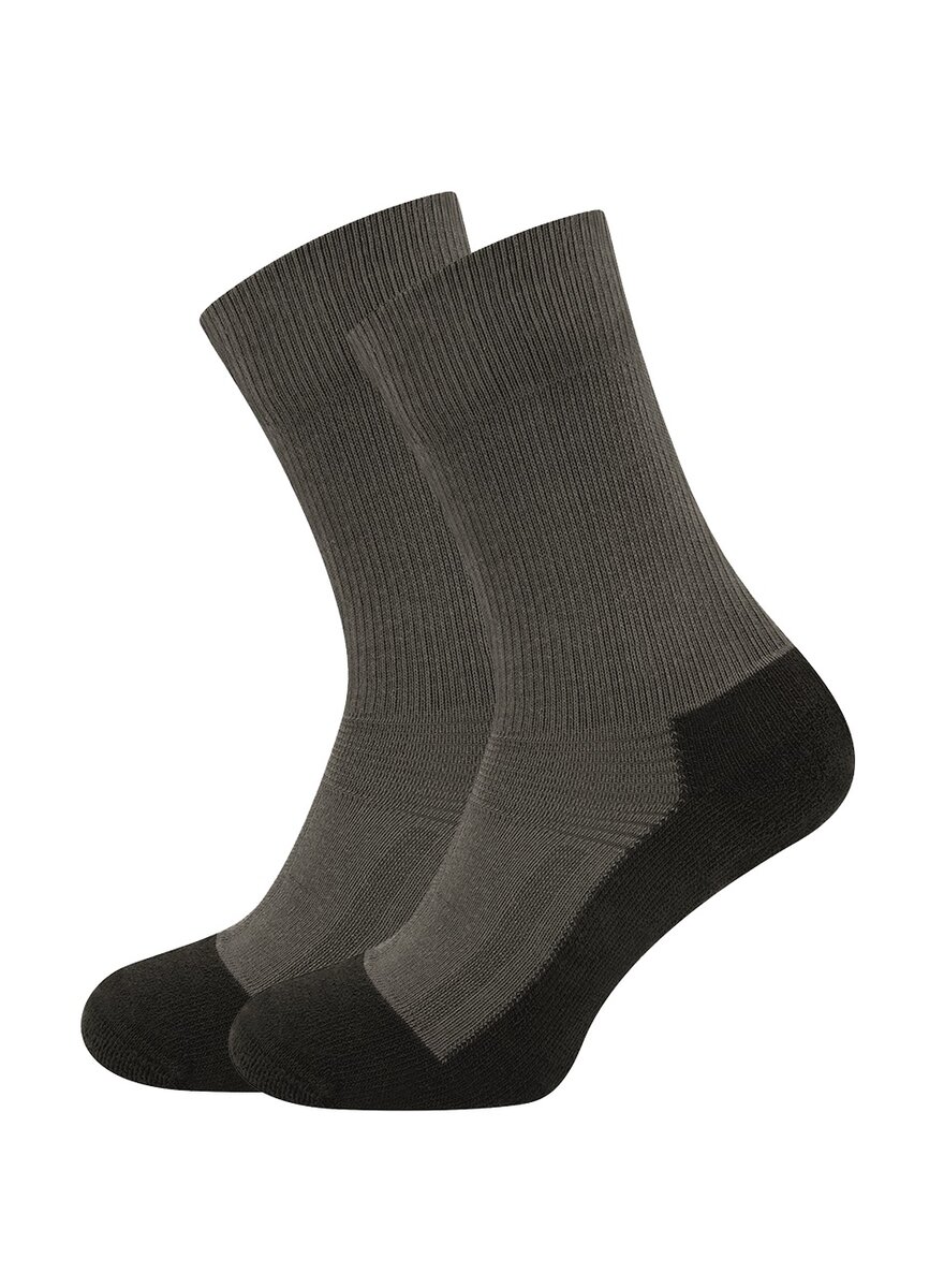 Auf diesem Bild sehen Sie das Produktbild 1 fr OUTDOORSOCKE FROTTEEFUBETT ANTHRAZIT GR. 40-42