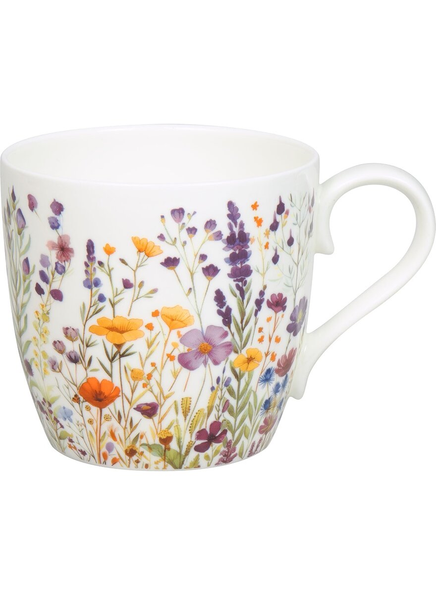 Auf diesem Bild sehen Sie das Produktbild 1 fr PORZELLANBECHER BLUMENWIESE