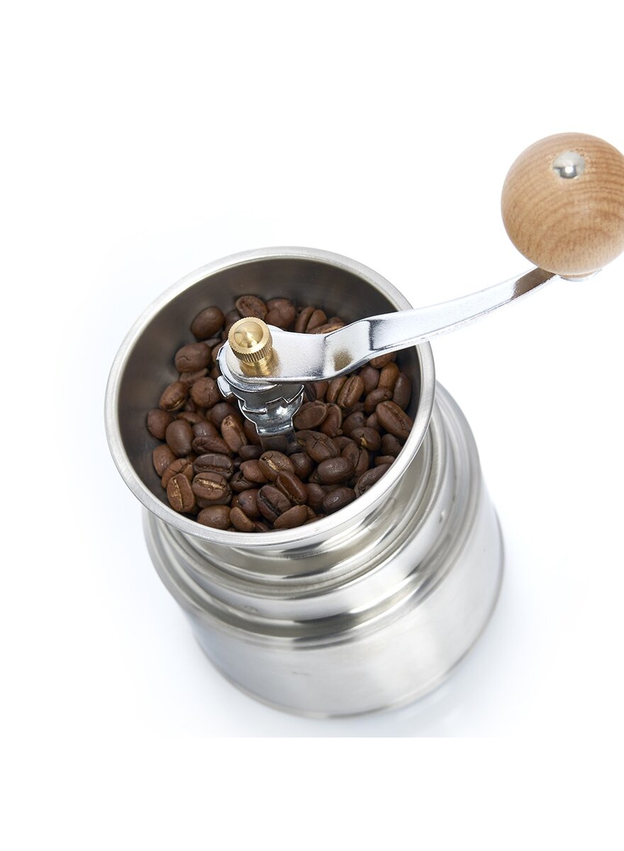 Auf diesem Bild sehen Sie das Produktbild 2 fr MANUELLE KAFFEEMHLE AUS EDELSTAHL