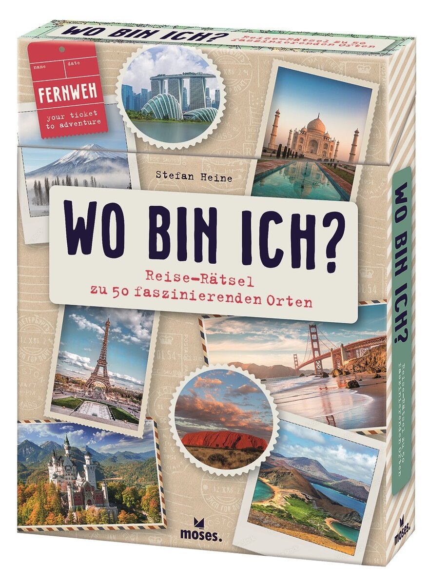 Auf diesem Bild sehen Sie das Produktbild 1 fr FERNWEH-QUIZ - WO BIN ICH? - STEFAN HEINE