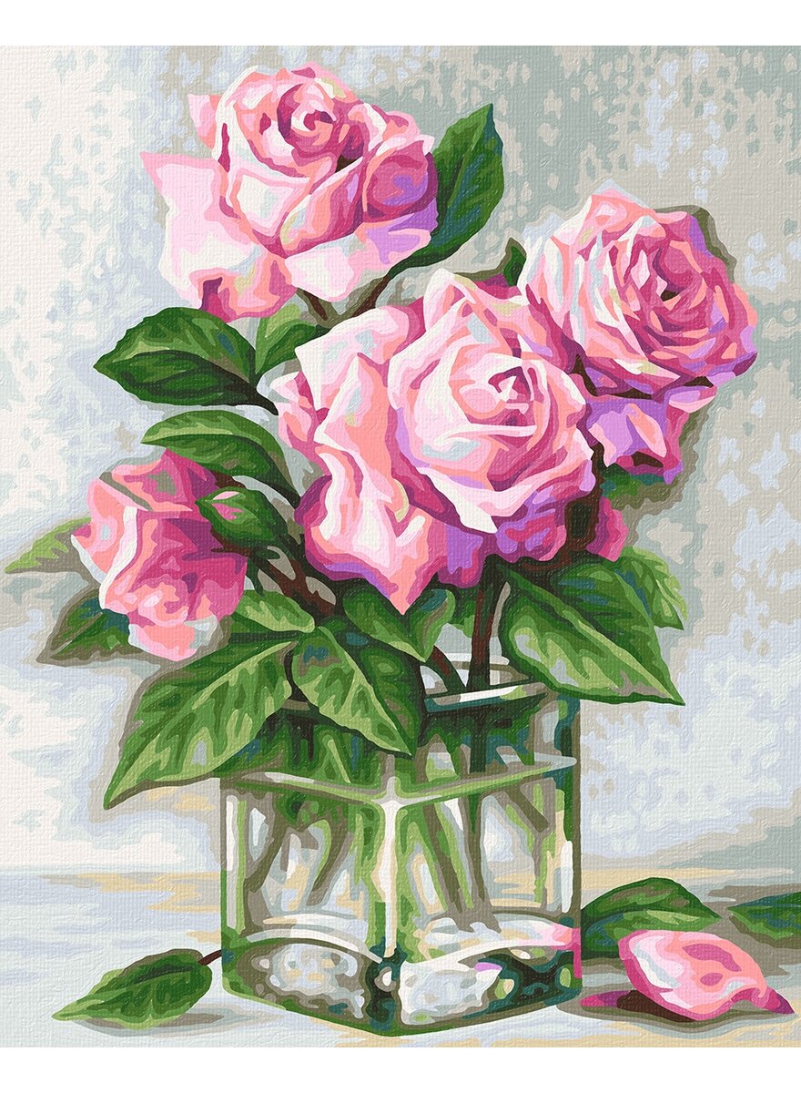 Auf diesem Bild sehen Sie das Produktbild 3 fr MALEN NACH ZAHLEN - ROSEN FR DICH