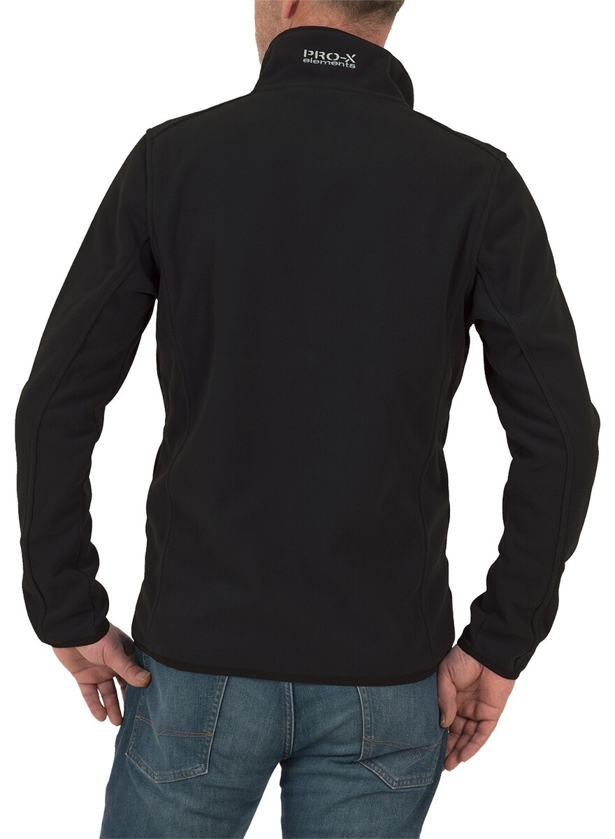 Auf diesem Bild sehen Sie das Produktbild 4 fr HERREN FLEECESHELLJACKE OHIO SCHWARZ GR. M