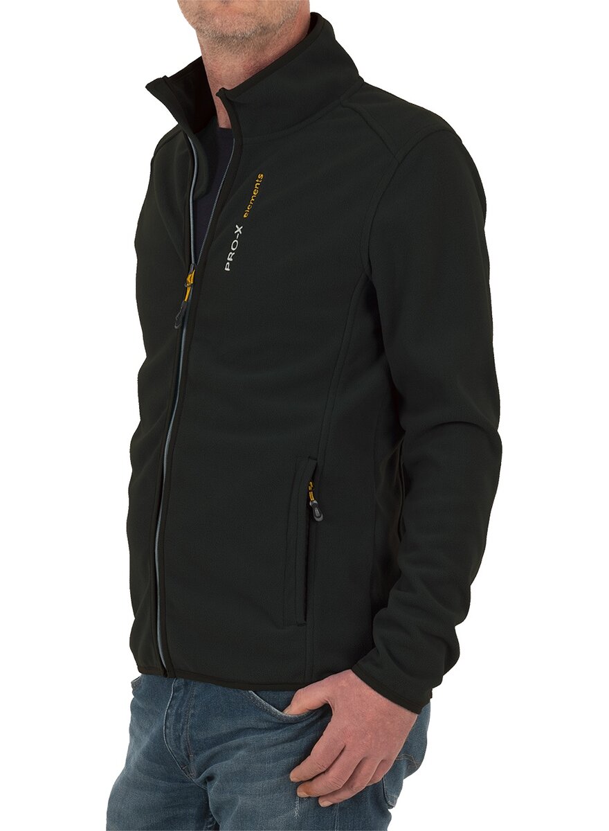 Auf diesem Bild sehen Sie das Produktbild fr 5 HERREN FLEECESHELLJACKE OHIO SCHWARZ GR. M