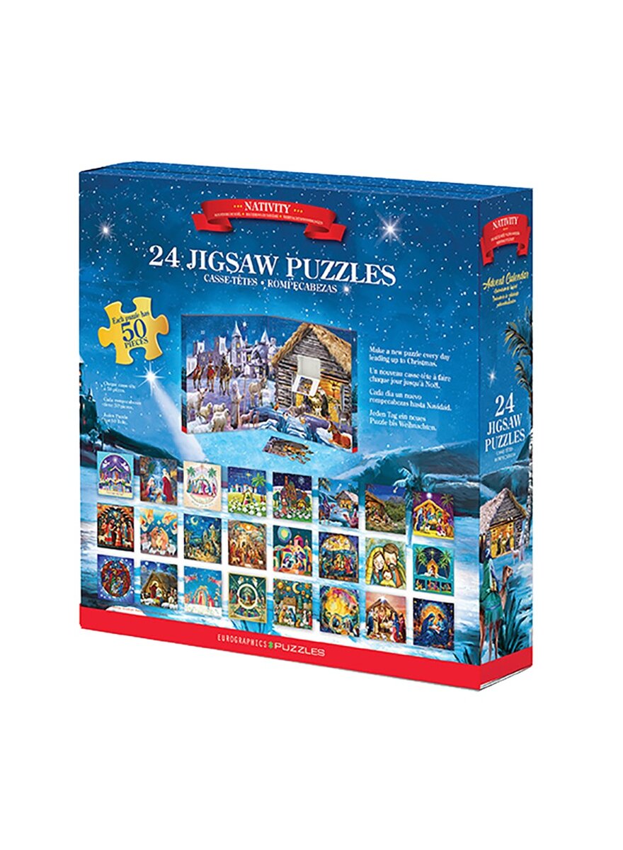 Auf diesem Bild sehen Sie das Produktbild 3 fr PUZZLE-ADVENTSKALENDER DIE GEBURT JESU 24 X 50 TEILE