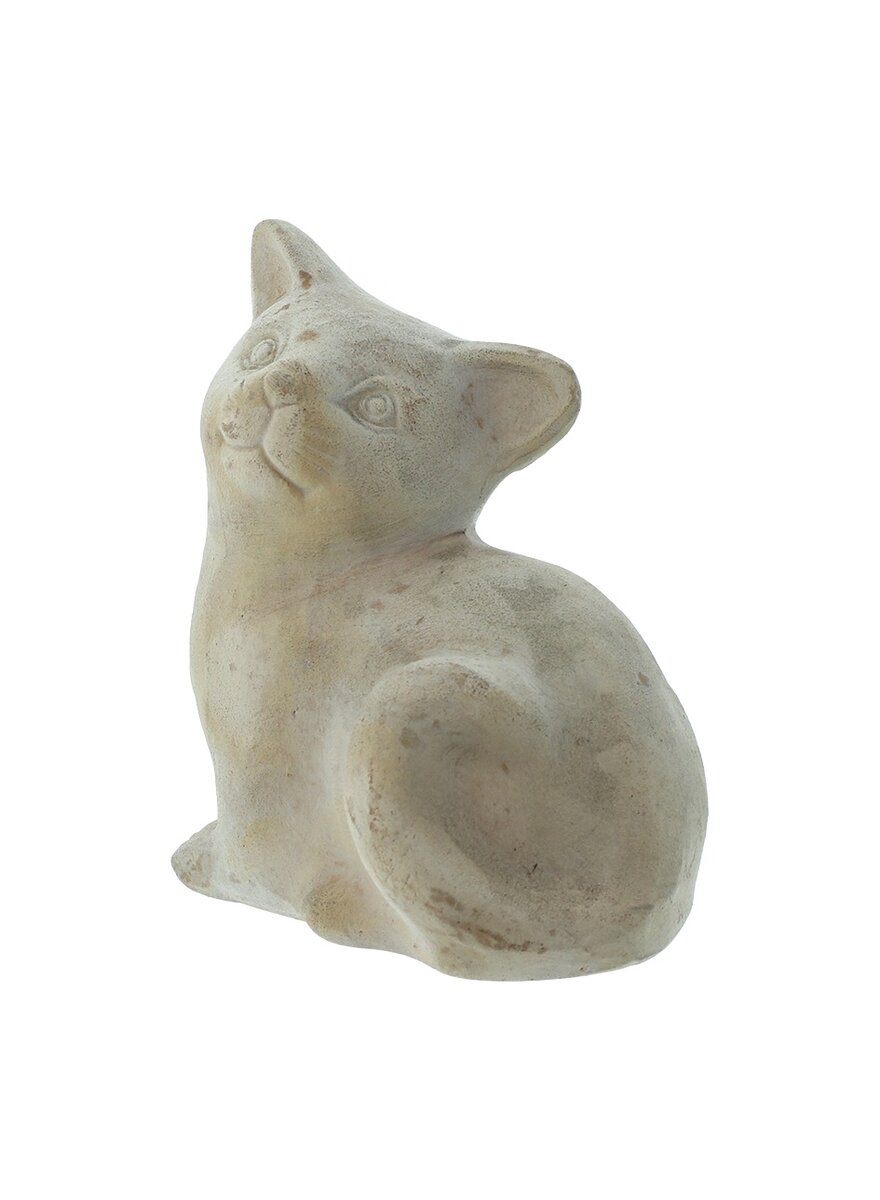 Auf diesem Bild sehen Sie das Produktbild 2 fr TERRACOTTA-FIGUR KITTY-CAT