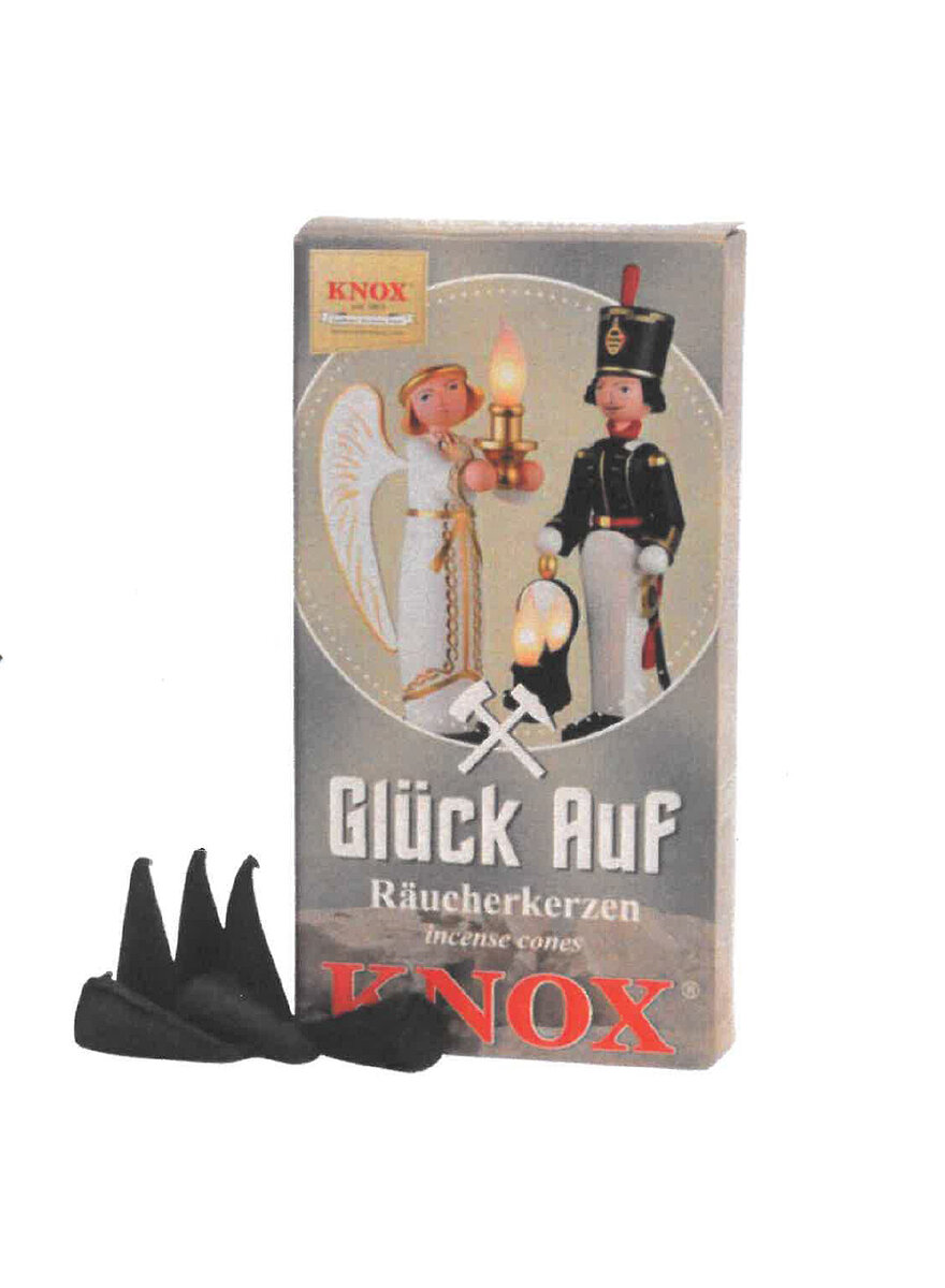 Auf diesem Bild sehen Sie das Produktbild 2 f�r KNOX R�UCHERKERZEN GL�CK AUF WEIHRAUCH UND S�SSHOLZWURZEL