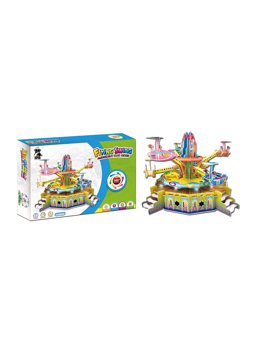 Auf diesem Bild sehen Sie das Produktbild 1 fr 3D-PUZZLE KARUSSELL FLUGZEUGE 118 TEILE