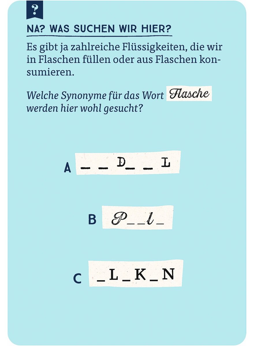 Auf diesem Bild sehen Sie das Produktbild 4 f�r DAS GROSSE OUIZ DER SYNONYME