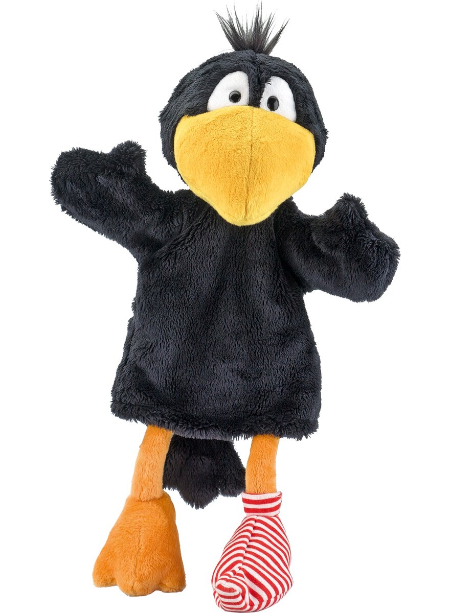 Auf diesem Bild sehen Sie das Produktbild 1 fr HANDPUPPE D. KLEINE RABE SOCKE