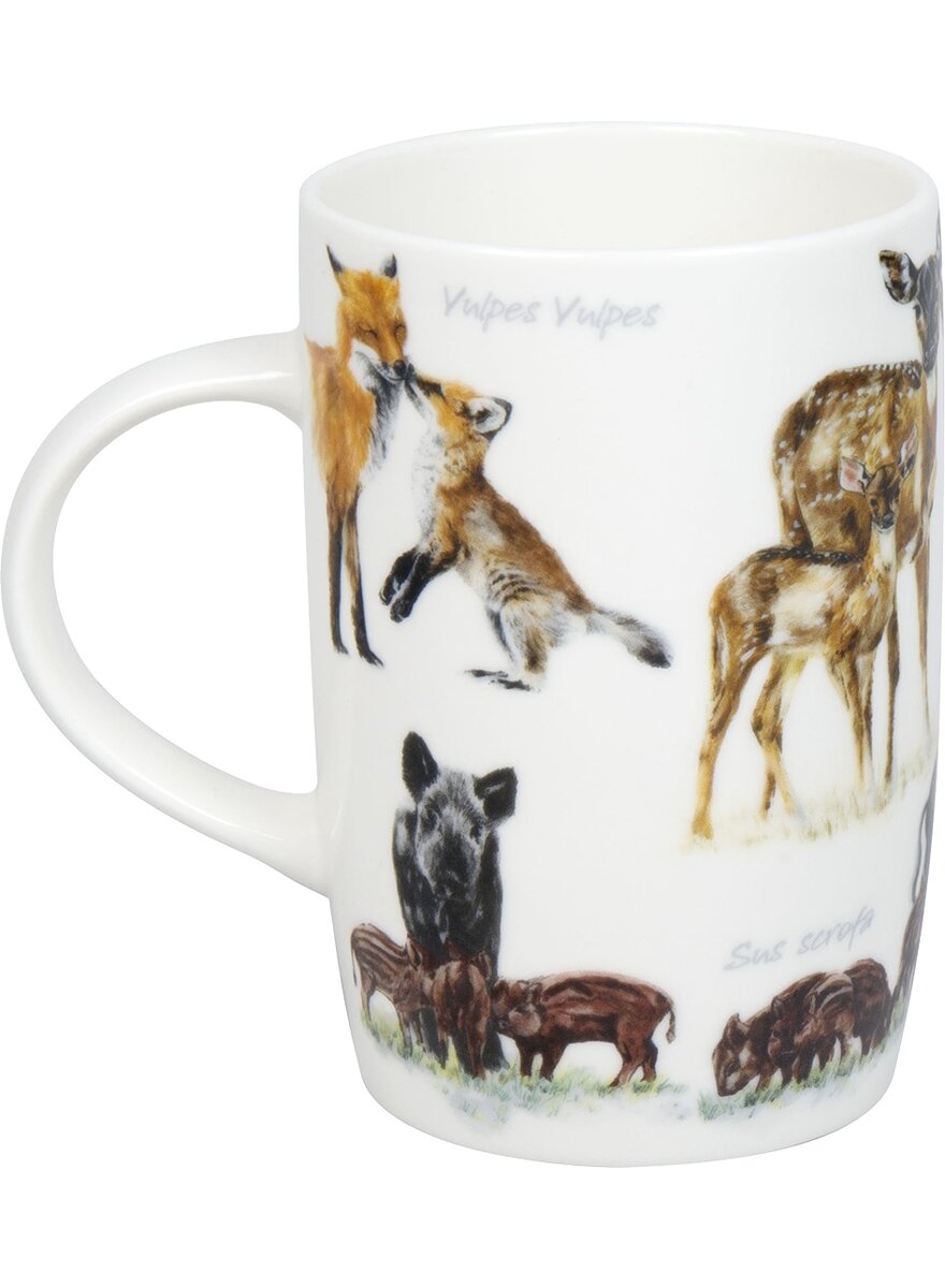 Auf diesem Bild sehen Sie das Produktbild 2 fr PORZELLAN-BECHER TIERE DES WALDES GRO