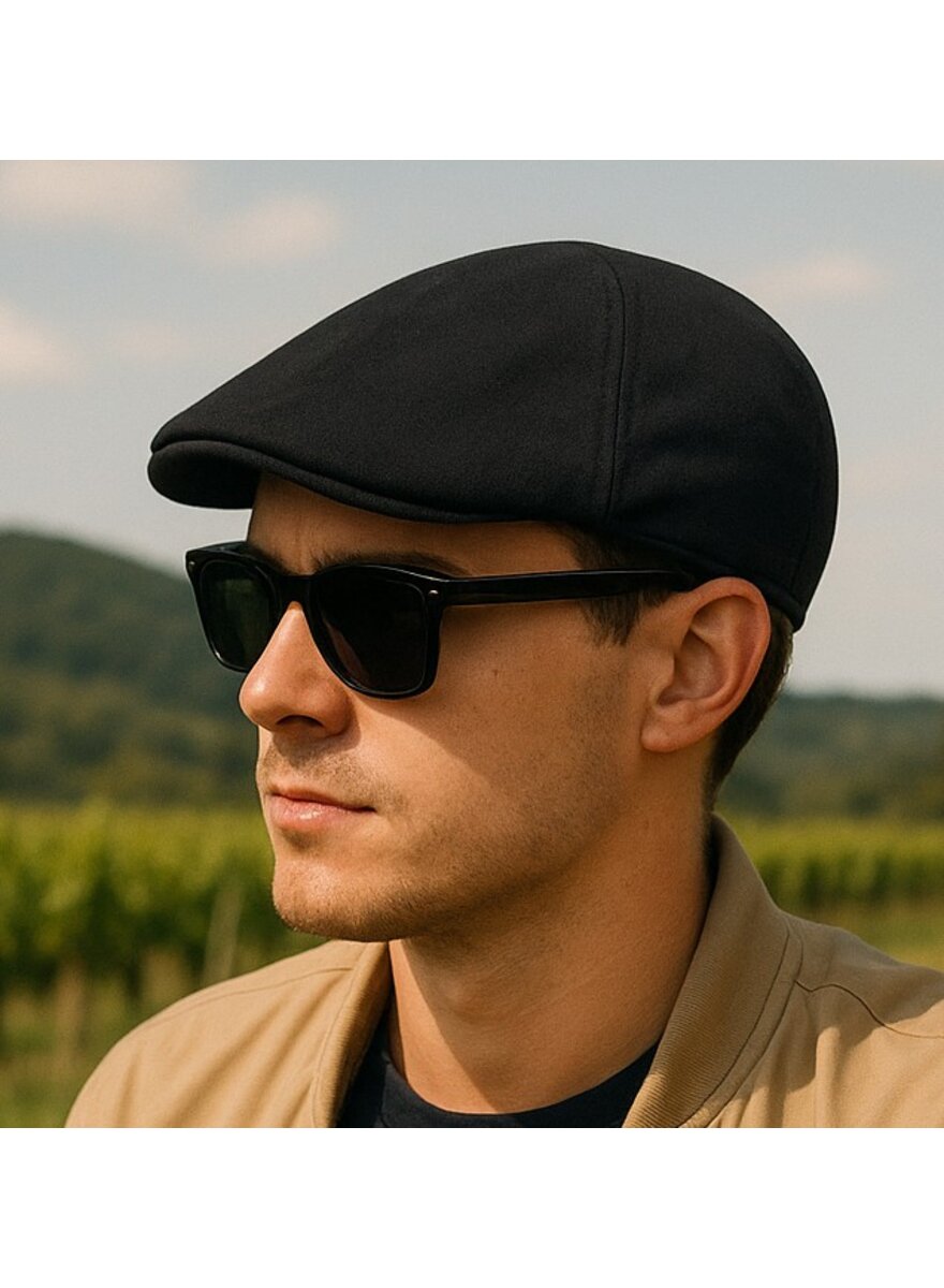 Auf diesem Bild sehen Sie das Produktbild 2 f�r SCHIEBERM�TZE KINTAIL GR. S/M BAUMWOLLE SCHWARZ