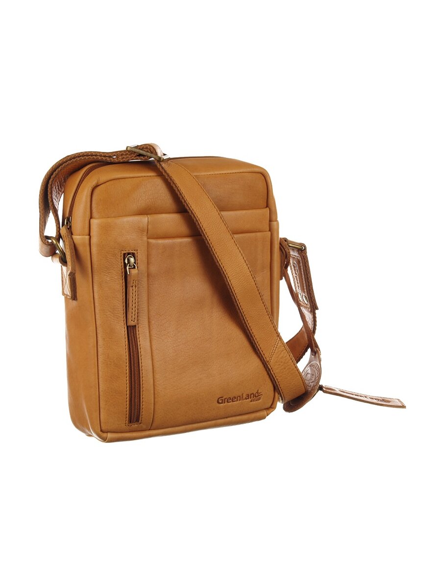 Auf diesem Bild sehen Sie das Produktbild 1 fr UMHNGETASCHE AUS LEDER