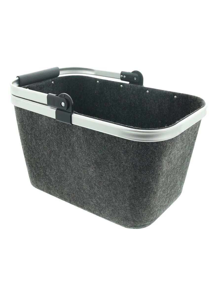 Auf diesem Bild sehen Sie das Produktbild 3 f�r EINKAUFSKORB FILZ ANTHRAZIT