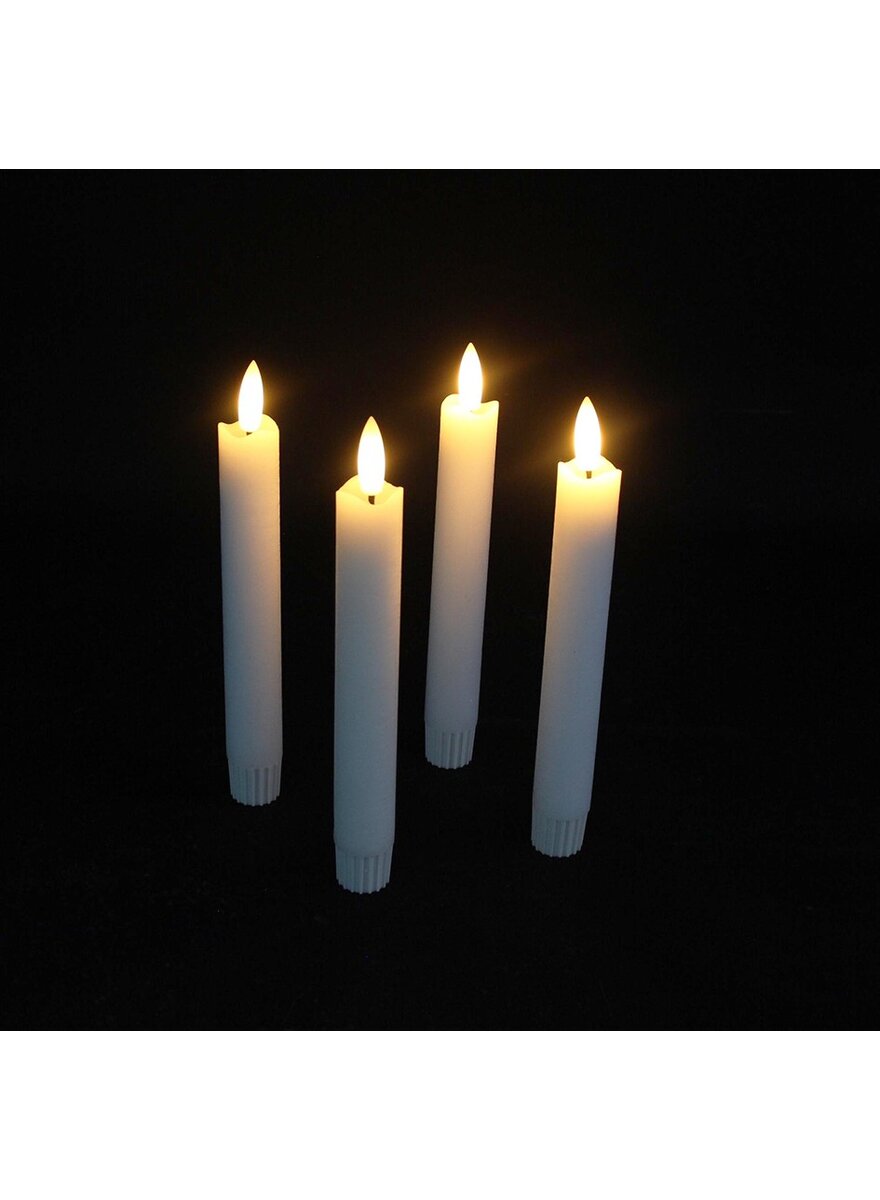 Auf diesem Bild sehen Sie das Produktbild 1 fr LED-STABKERZE CLASSICAL 4ER-SET