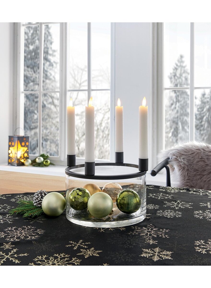 Auf diesem Bild sehen Sie das Produktbild 4 fr LED-STABKERZE CLASSICAL 4ER-SET