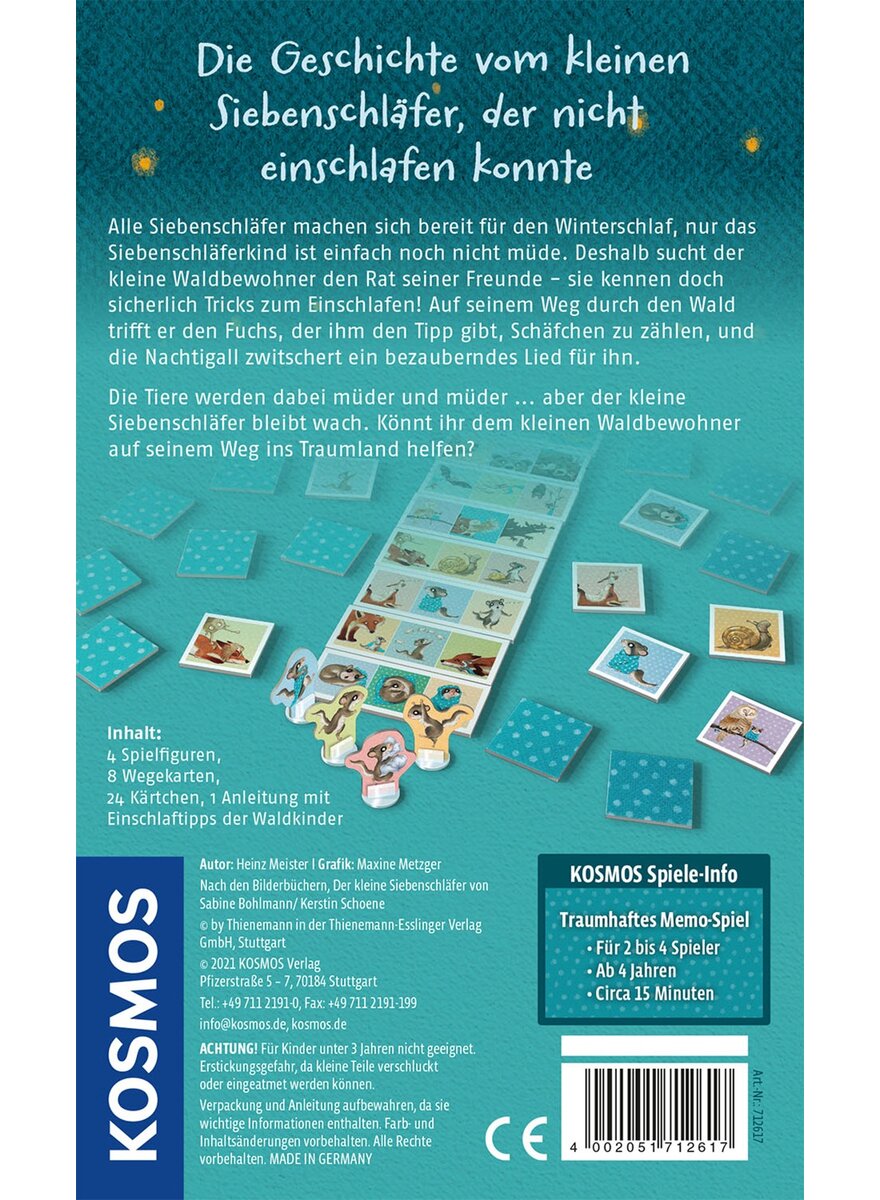 Auf diesem Bild sehen Sie das Produktbild 2 f�r BRETTSPIEL DIE GESCHICHTE VOM KLEINEN SIEBENSCHL�FER