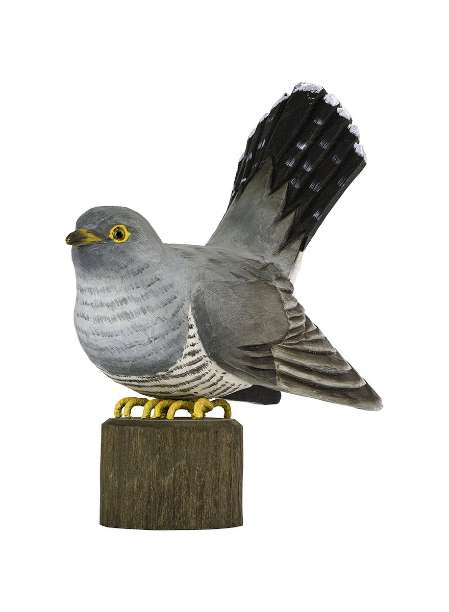 Auf diesem Bild sehen Sie das Produktbild 1 fr DECOBIRD KUCKUCK - HANDGE- SCHNITZTER VOGEL AUS HOLZ