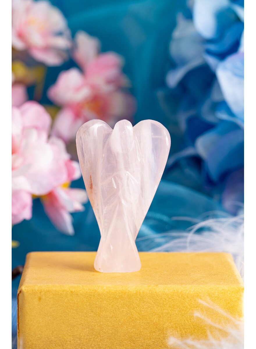 Auf diesem Bild sehen Sie das Produktbild 2 f�r ENGELCHEN AUS ROSENQUARZ