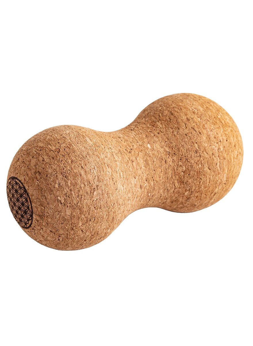 Auf diesem Bild sehen Sie das Produktbild 1 f�r FASZIEN DUOBALL AUS KORK MIT BLUME DES LEBENS