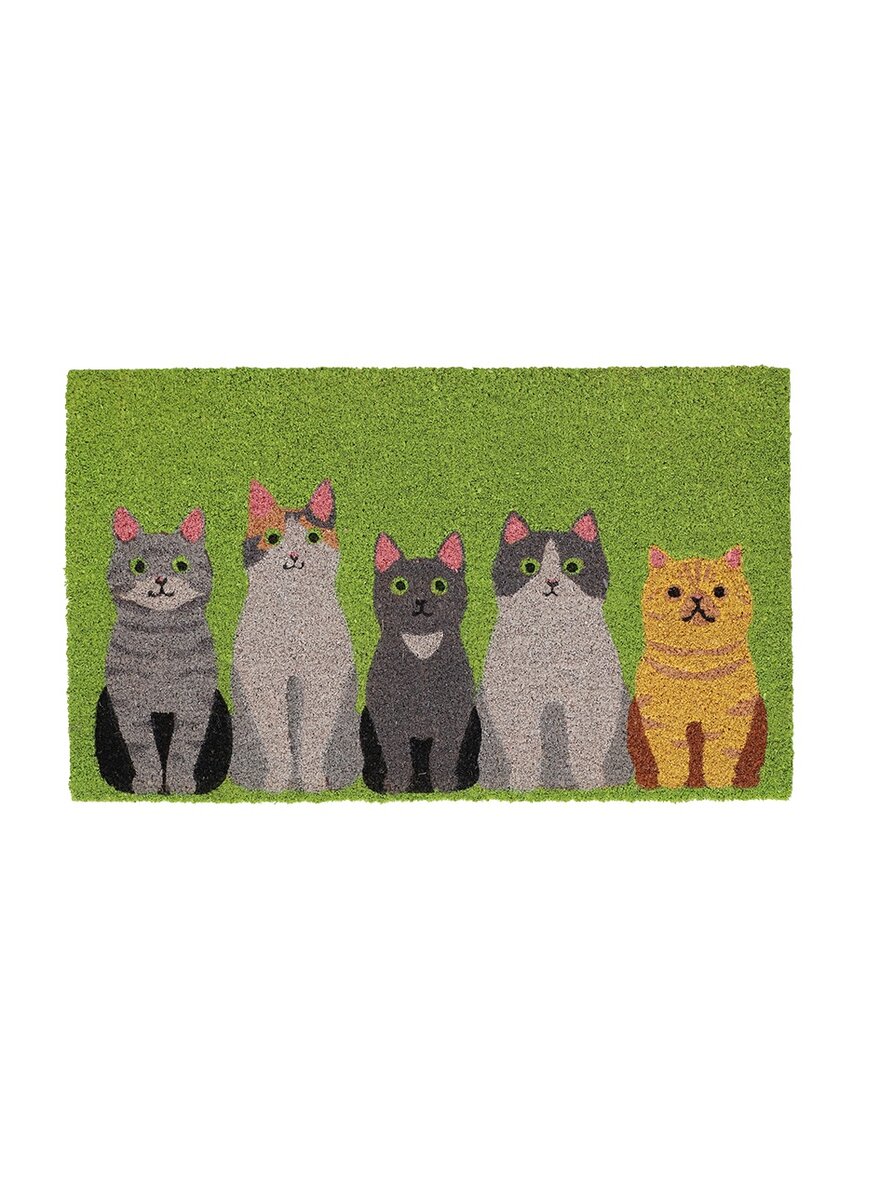 Auf diesem Bild sehen Sie das Produktbild 1 f�r KOKOS-FU�MATTE KATZEN 75 X 45 CM
