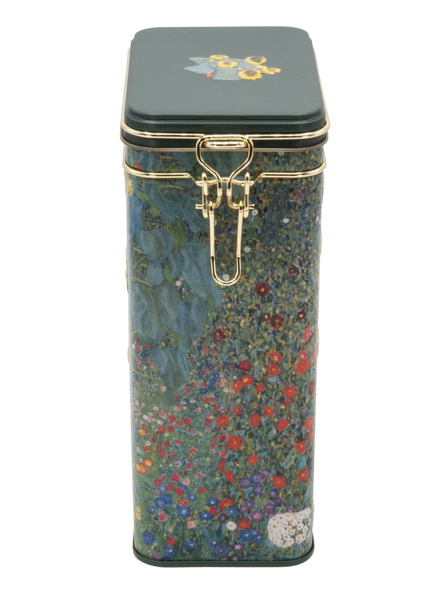 Auf diesem Bild sehen Sie das Produktbild 2 f�r VORRATSDOSE KLIMT BAUERNGARTEN AUS METALL