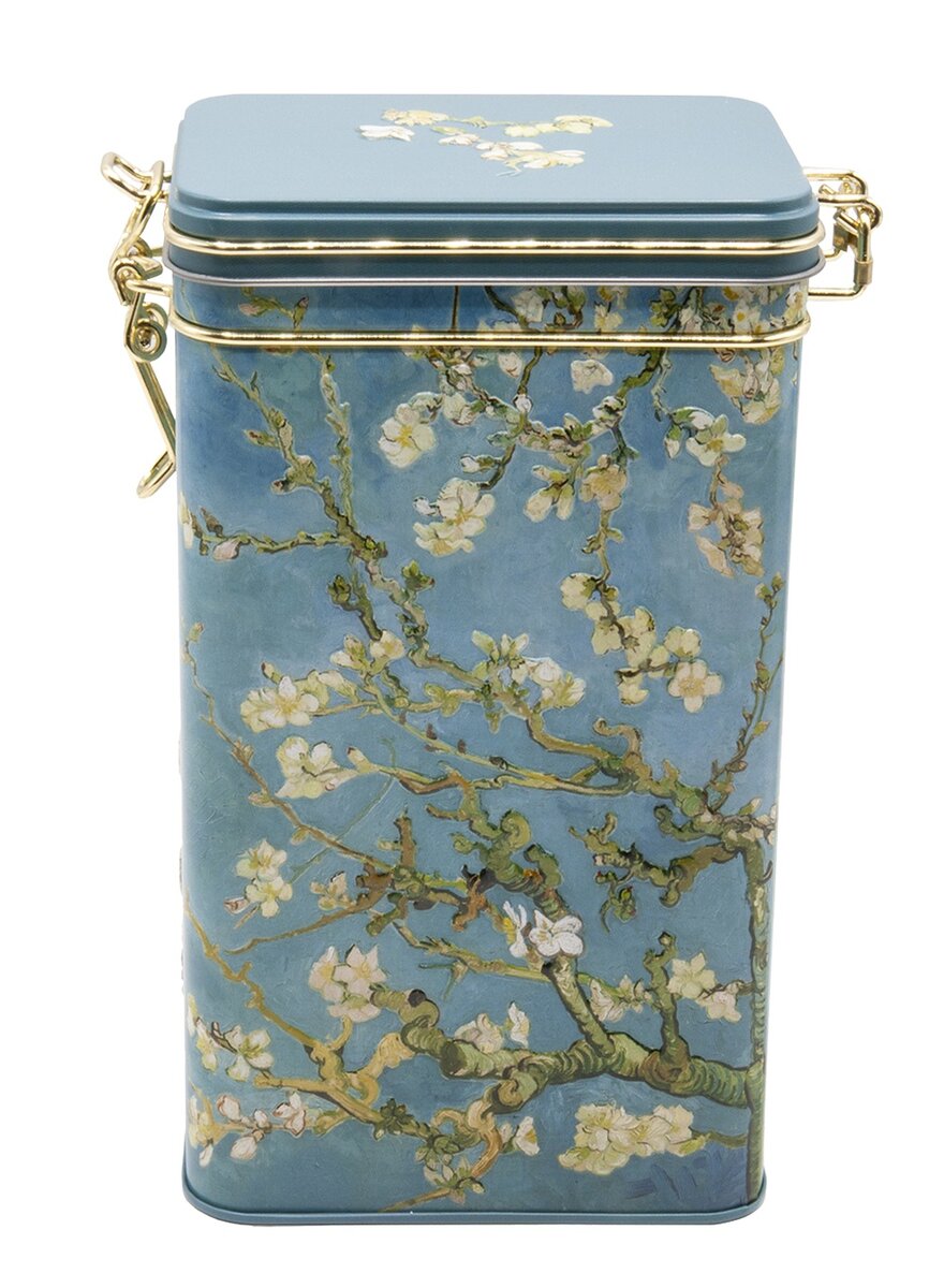 Auf diesem Bild sehen Sie das Produktbild 1 f�r VORRATSDOSE VAN GOGH MANDELBL�TE AUS METALL