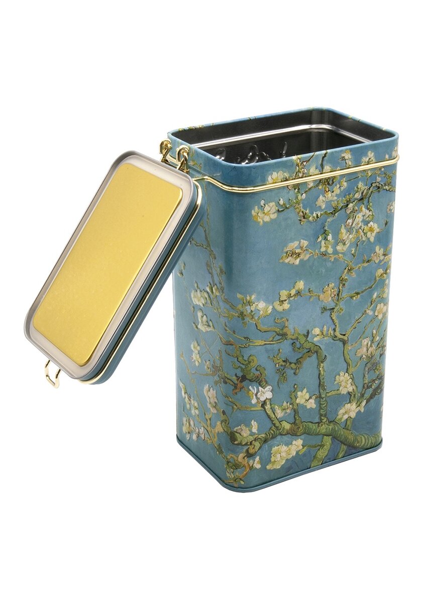 Auf diesem Bild sehen Sie das Produktbild 2 f�r VORRATSDOSE VAN GOGH MANDELBL�TE AUS METALL