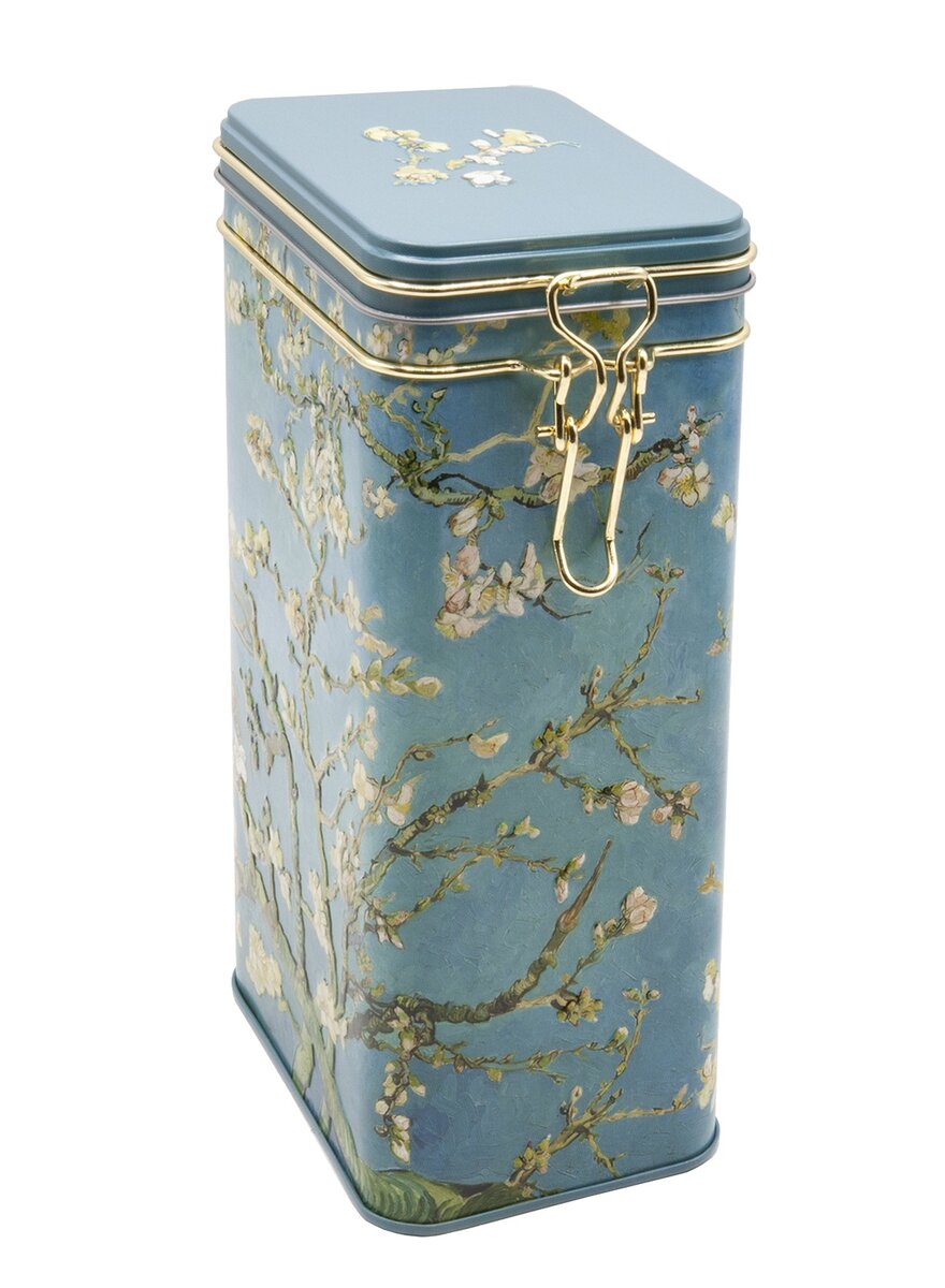 Auf diesem Bild sehen Sie das Produktbild 3 f�r VORRATSDOSE VAN GOGH MANDELBL�TE AUS METALL