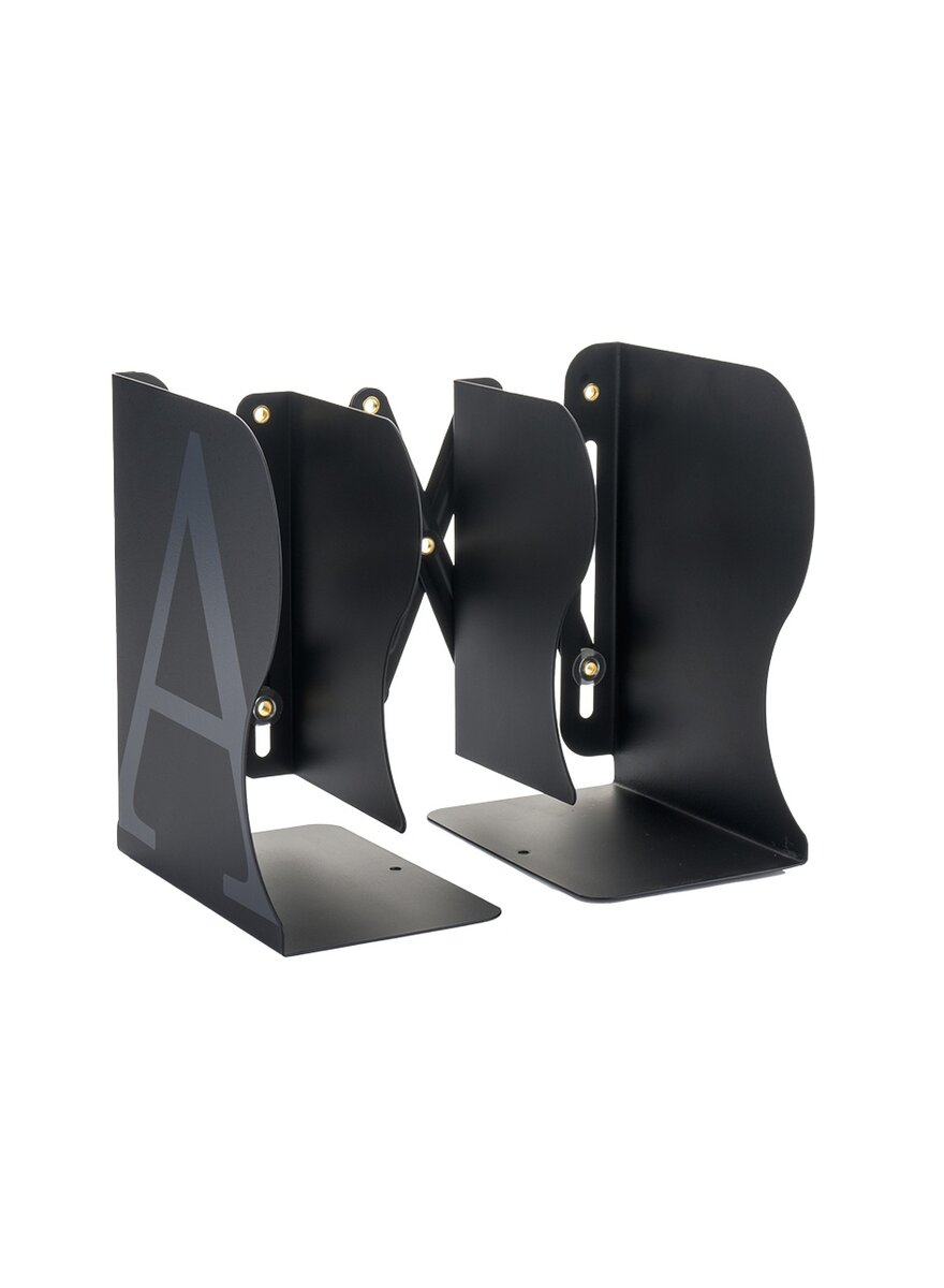 Auf diesem Bild sehen Sie das Produktbild 1 f�r FLEXIBLES A-Z BUCHREGAL METALL SCHWARZ