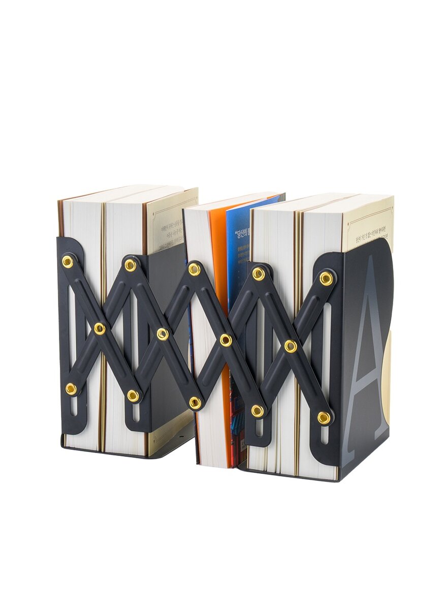 Auf diesem Bild sehen Sie das Produktbild 2 f�r FLEXIBLES A-Z BUCHREGAL METALL SCHWARZ