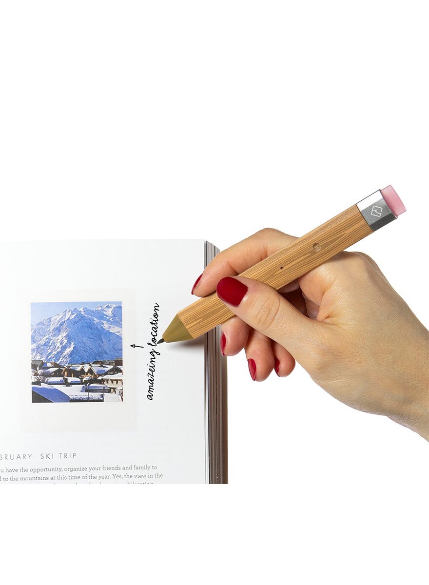 Auf diesem Bild sehen Sie das Produktbild 4 f�r INFINITY BLEISTIFT UND LESEZEICHEN PENCILMARK WOOD