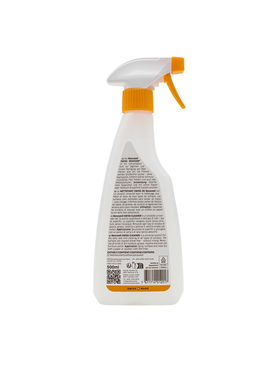 Auf diesem Bild sehen Sie das Produktbild 2 f�r RENUWELL SWISS REINIGER 500 ML