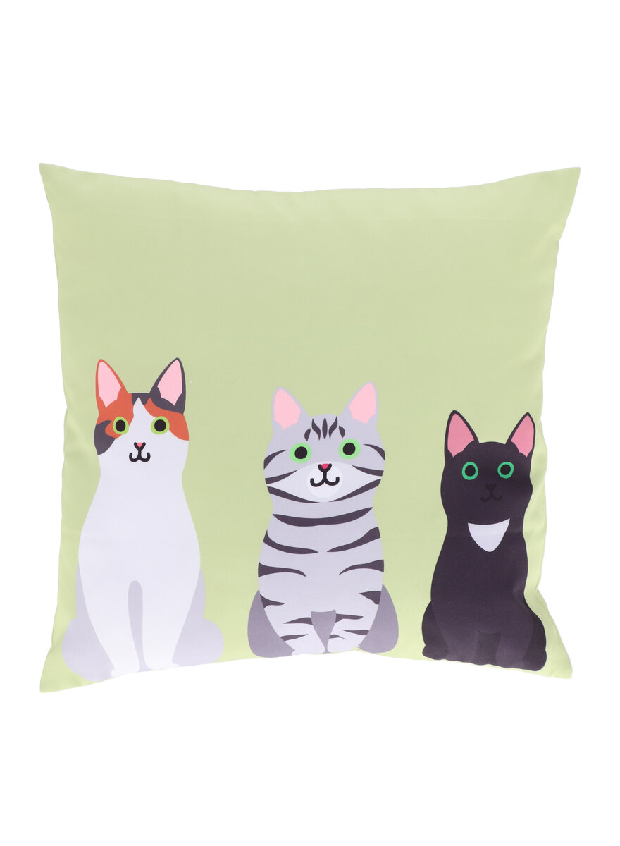 Auf diesem Bild sehen Sie das Produktbild 1 f�r OUTDOOR-KISSEN KATZEN 45X45 CM