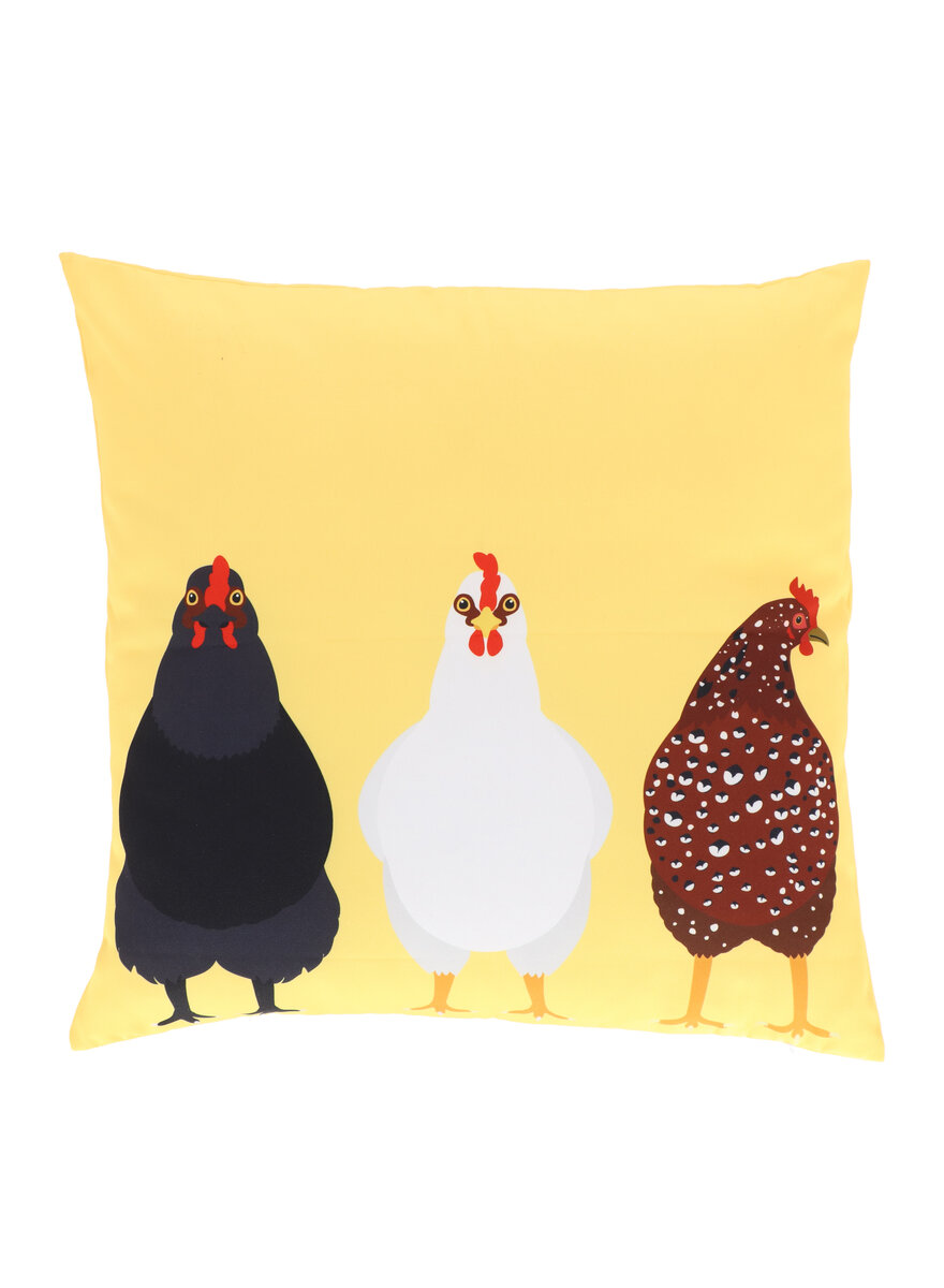 Auf diesem Bild sehen Sie das Produktbild 2 f�r OUTDOOR-KISSEN H�HNER 45X45 CM