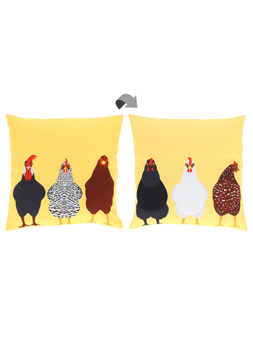 Auf diesem Bild sehen Sie das Produktbild 3 f�r OUTDOOR-KISSEN H�HNER 45X45 CM